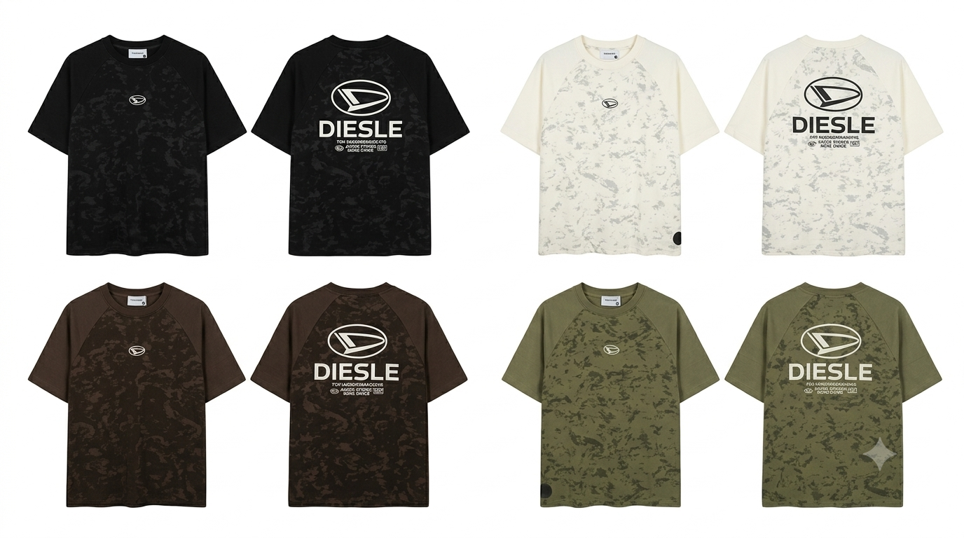 تیشرت مردانه طرح DIESLE