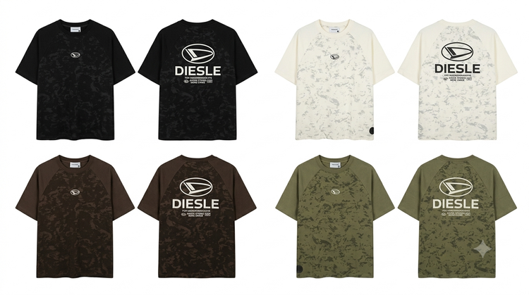 تیشرت مردانه طرح DIESLE